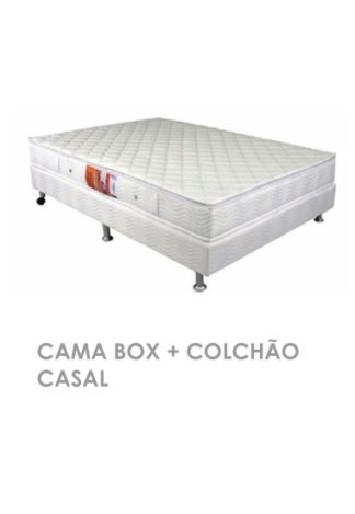 Cama Box + Colchão Casal