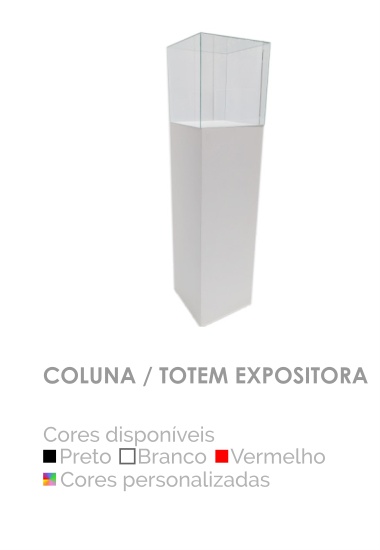 Coluna Totem Expositora