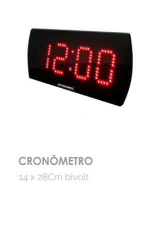 Cronômetro 14 x 28 cm bivolt