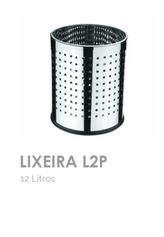 Lixeira L2P 12 litros