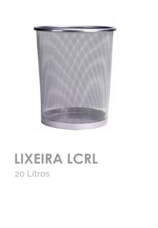 Lixeira LCRL 20 litros