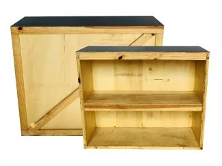 BALCÃO DE MADEIRA NATURAL - BC6